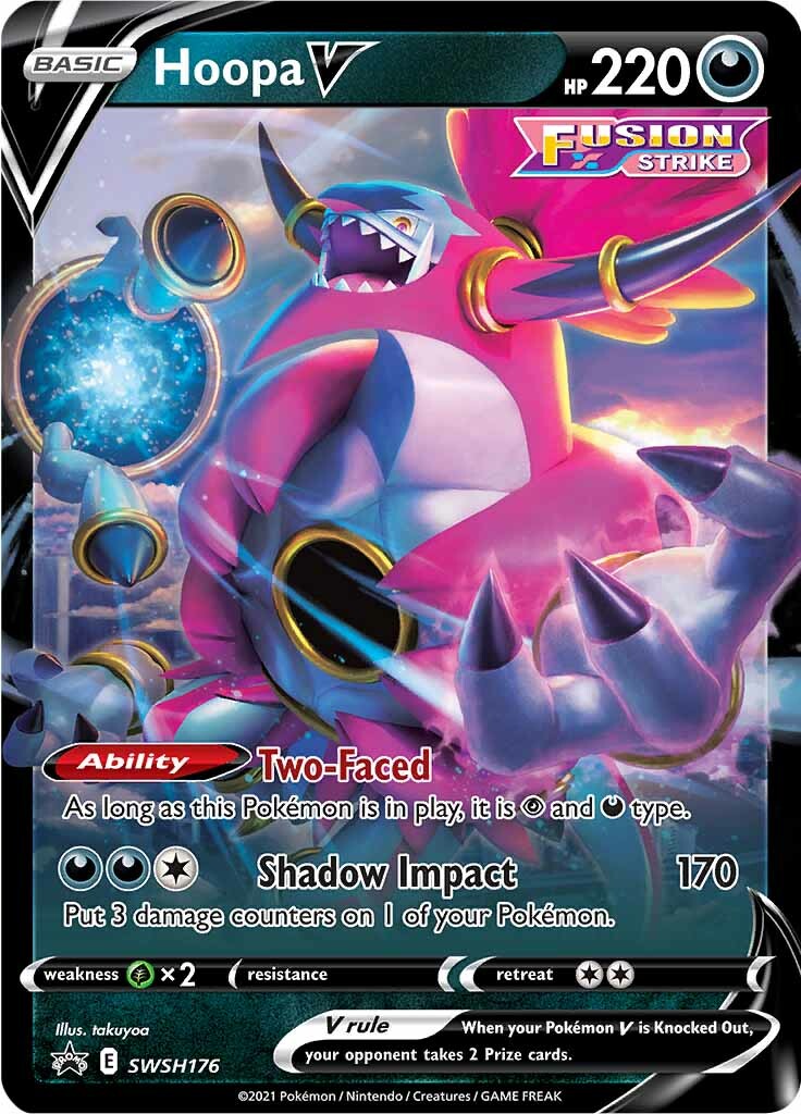 Hoopa V (SWSH176) (Jumbo Card) [Sword & Shield: Black Star Promos] | Jack's On Queen