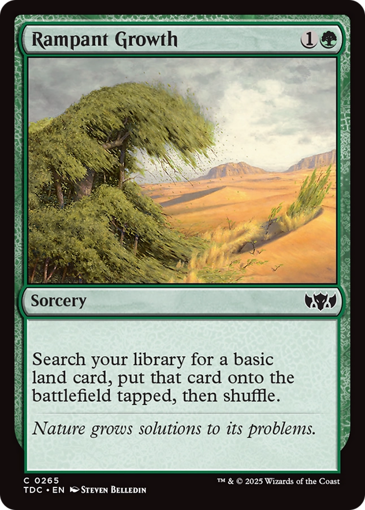 Rampant Growth [Tarkir: Dragonstorm Commander] | Jack's On Queen