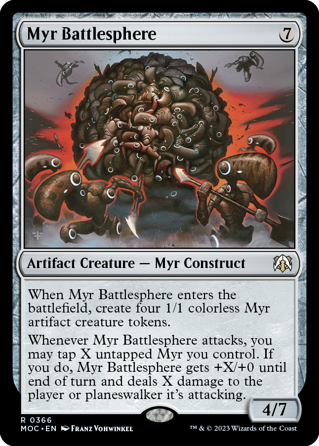 Myr Battlesphere [March of the Machine Commander] | Jack's On Queen