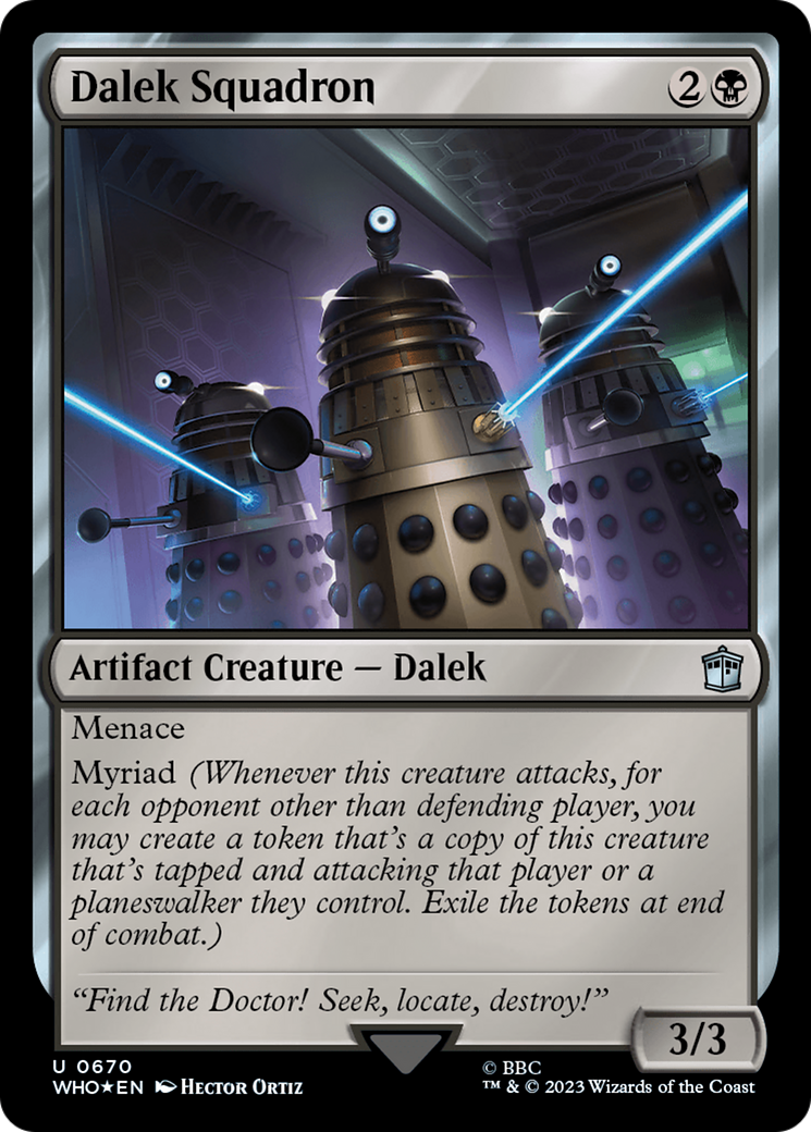 Dalek Squadron (Surge Foil) [Doctor Who] | Jack's On Queen