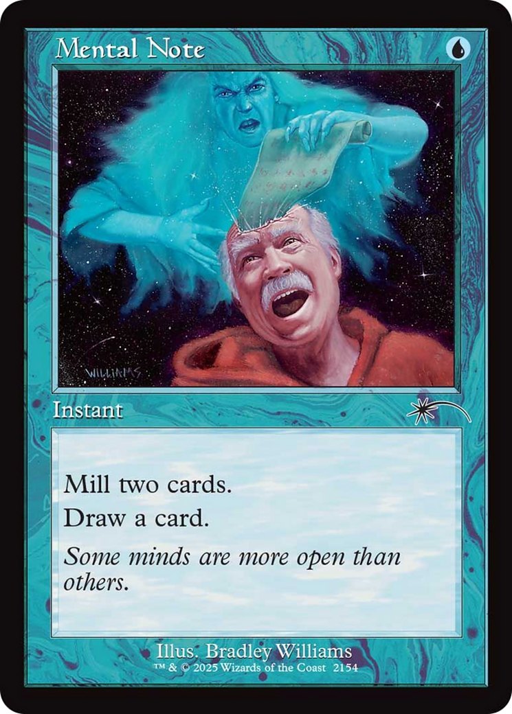 Mental Note (Retro Frame) [Secret Lair Drop Series] | Jack's On Queen