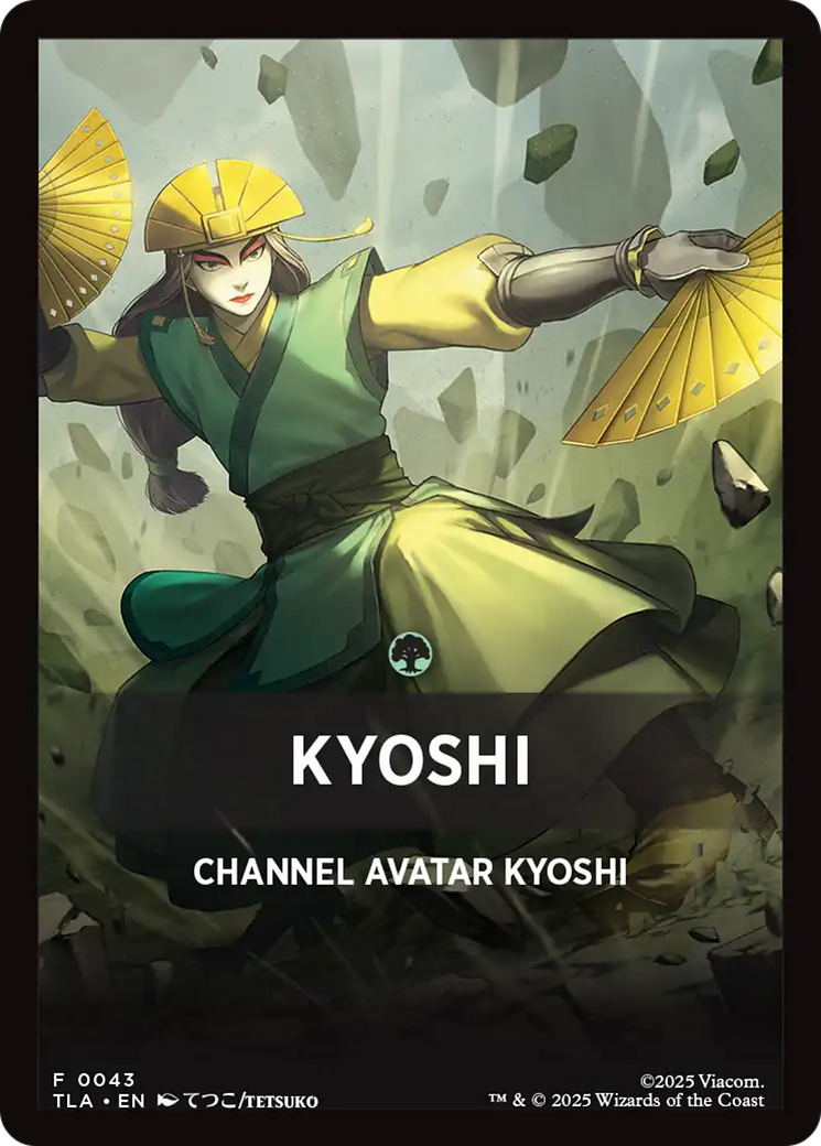 Kyoshi Theme Card [Avatar: The Last Airbender Tokens] | Jack's On Queen