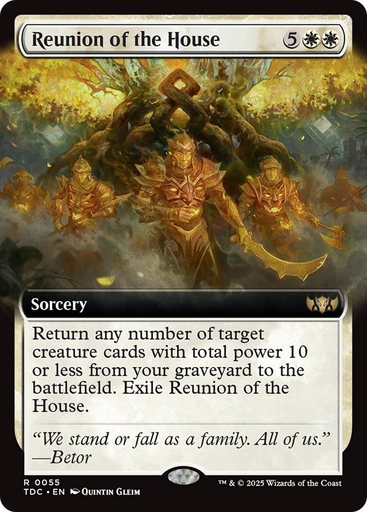 Reunion of the House (Extended Art) [Tarkir: Dragonstorm Commander] | Jack's On Queen