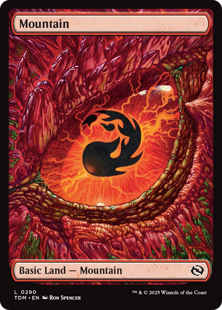 Mountain (0290) [Tarkir: Dragonstorm] | Jack's On Queen