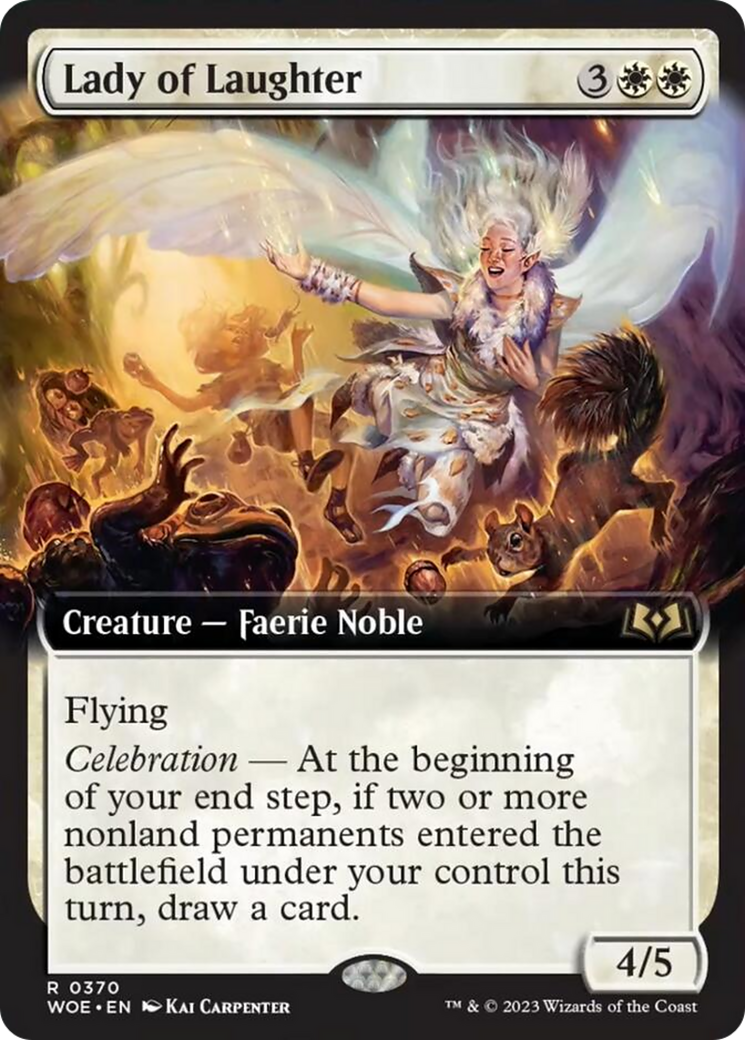 Lady of Laughter (Extended Art) [Wilds of Eldraine] | Jack's On Queen