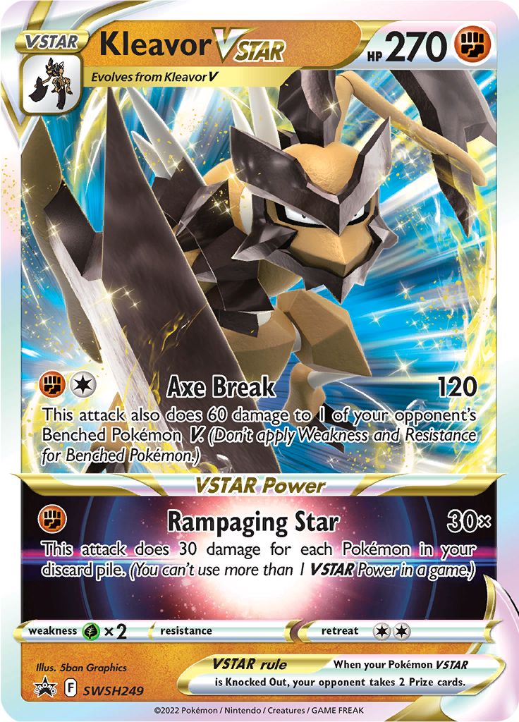 Kleavor VSTAR (SWSH249) [Sword & Shield: Black Star Promos] | Jack's On Queen