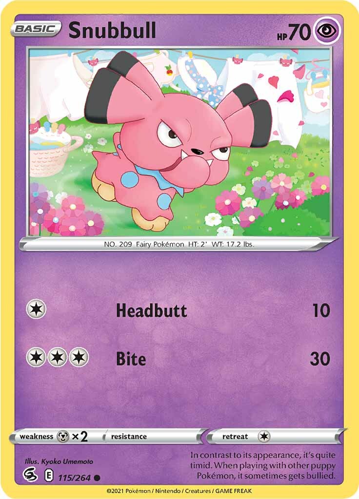 Snubbull (115/264) [Sword & Shield: Fusion Strike] | Jack's On Queen