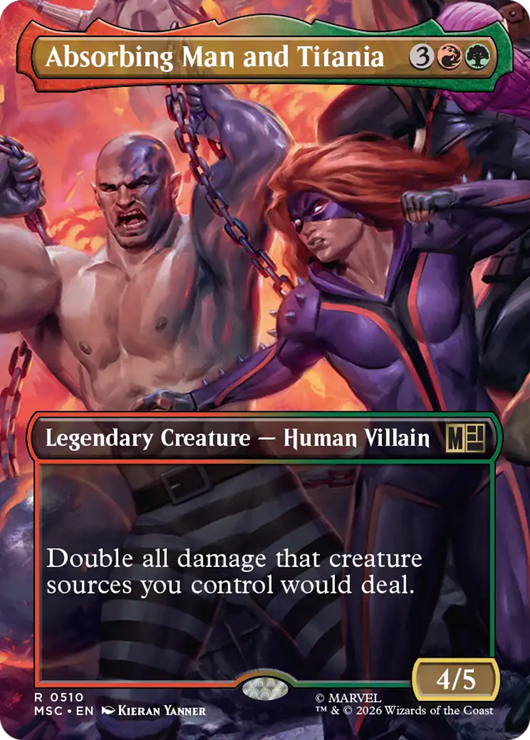 Absorbing Man and Titania (Borderless) [Marvel Super Heroes Commander] | Jack's On Queen