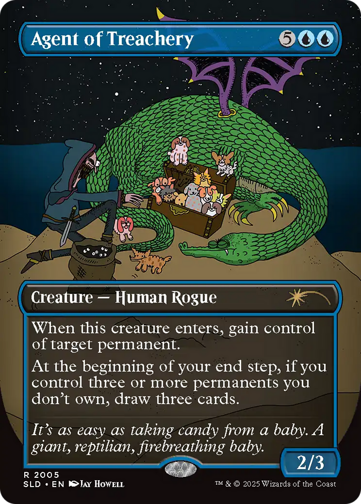 Agent of Treachery (Rainbow Foil) [Secret Lair Drop Series] | Jack's On Queen