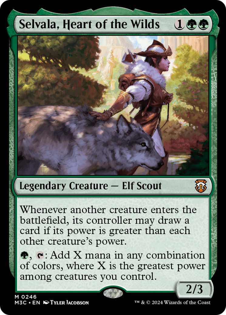 Selvala, Heart of the Wilds (Ripple Foil) [Modern Horizons 3 Commander] | Jack's On Queen