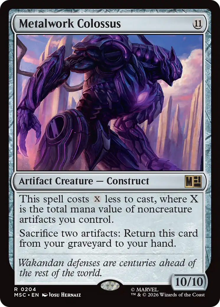 Metalwork Colossus (Surge Foil) [Marvel Super Heroes Commander] | Jack's On Queen