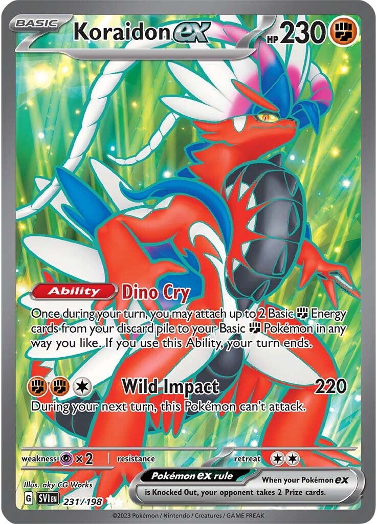 Koraidon ex (231/198) [Scarlet & Violet: Base Set] | Jack's On Queen