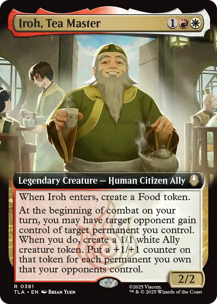 Iroh, Tea Master (Extended Art) [Avatar: The Last Airbender] | Jack's On Queen