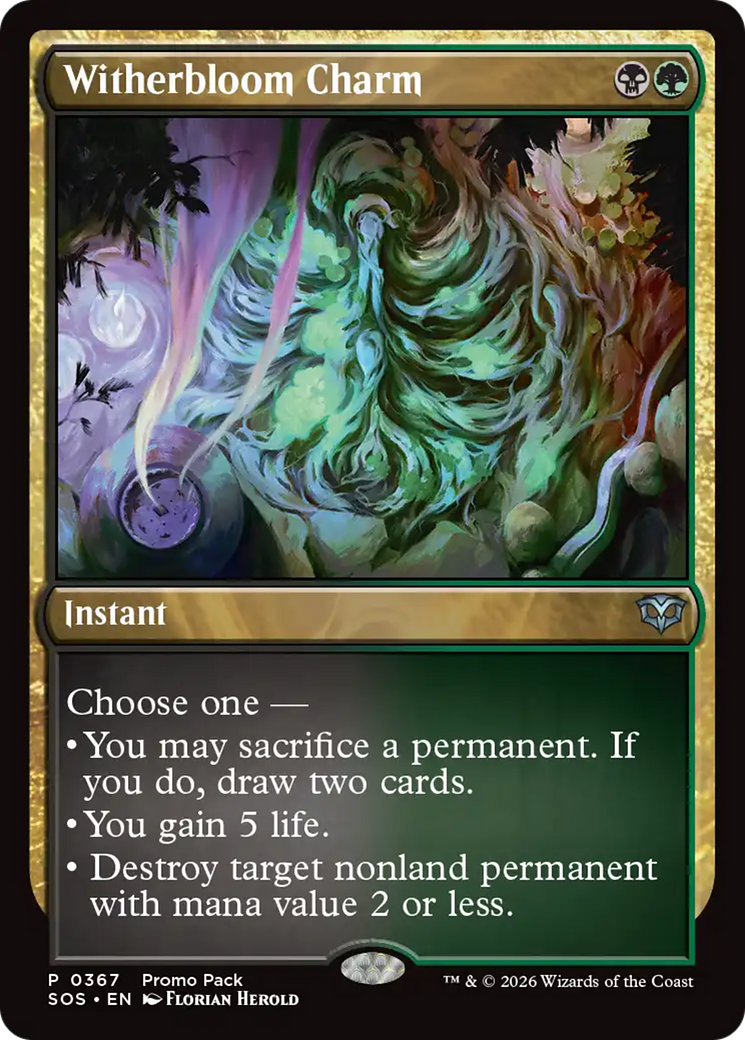 Witherbloom Charm [Secrets of Strixhaven Promos] | Jack's On Queen
