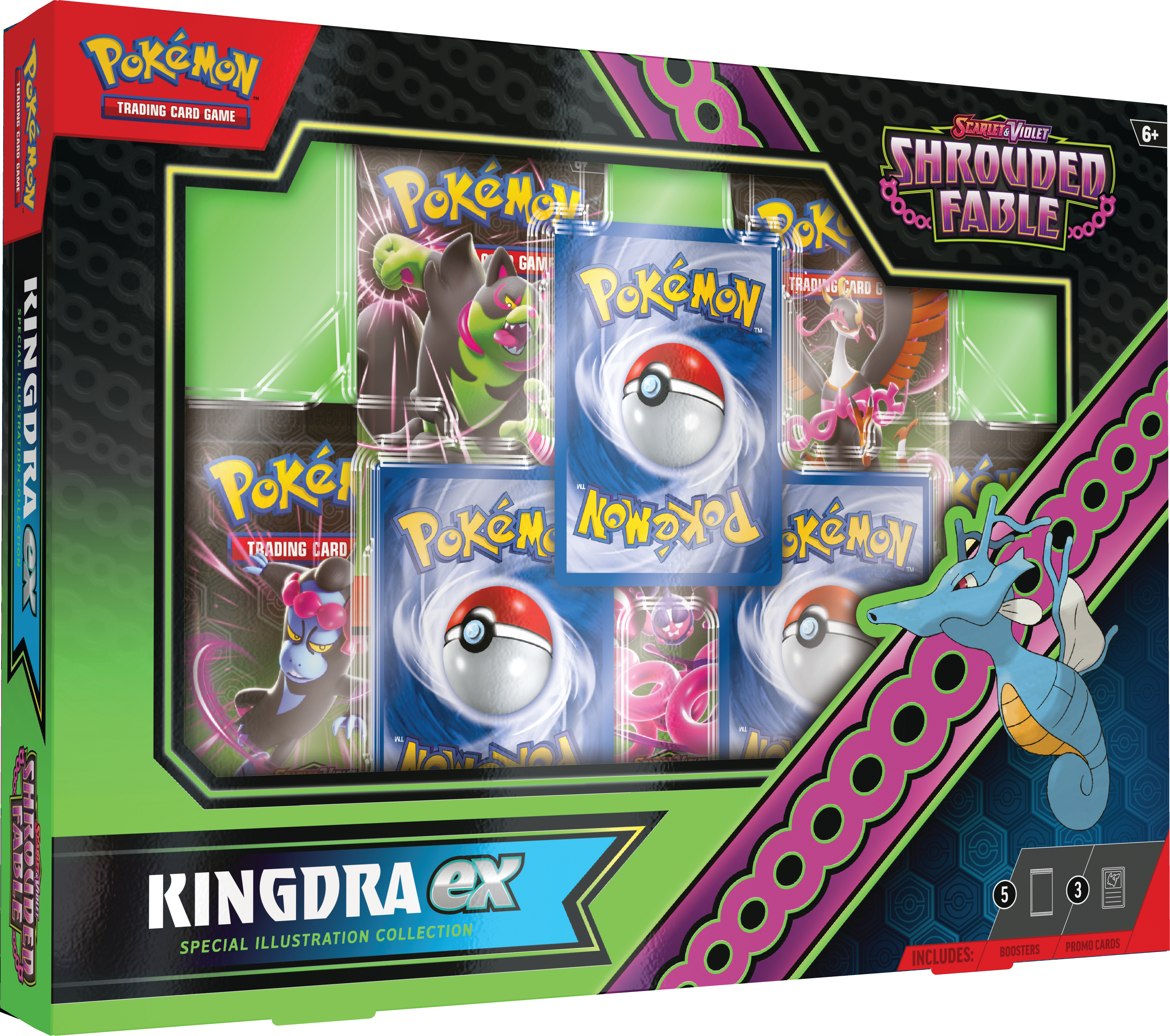Scarlet & Violet: Shrouded Fable - Kingdra Ex Illustration Collection | Jack's On Queen