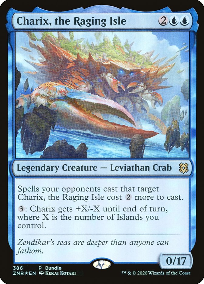 Charix, the Raging Isle (386) [Zendikar Rising Promos] | Jack's On Queen