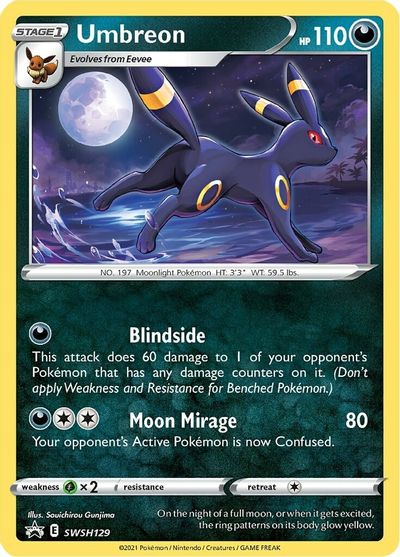 Umbreon (SWSH129) [Sword & Shield: Black Star Promos] | Jack's On Queen