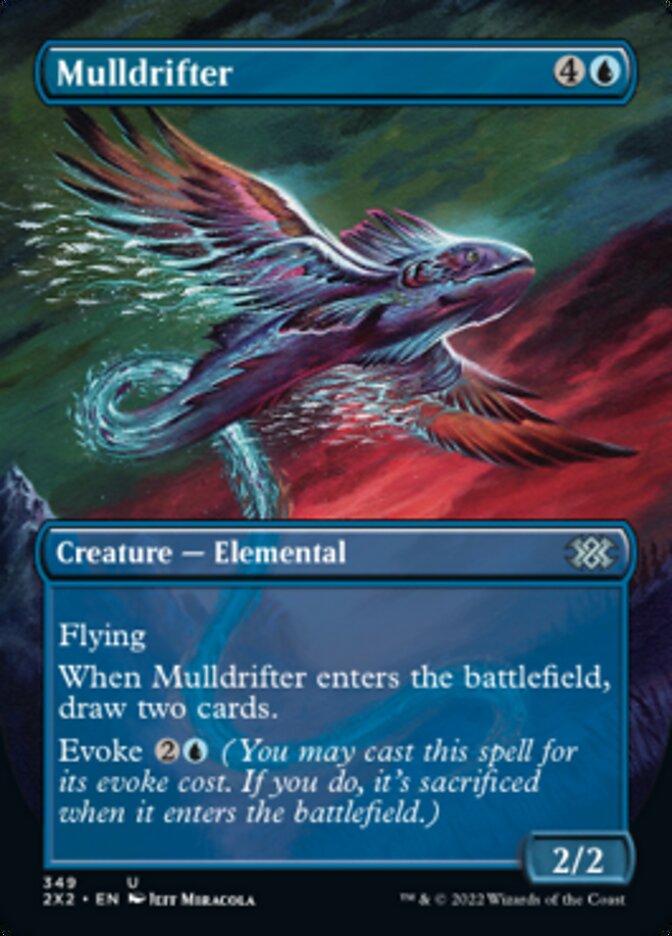 Mulldrifter (Borderless Alternate Art) [Double Masters 2022] | Jack's On Queen