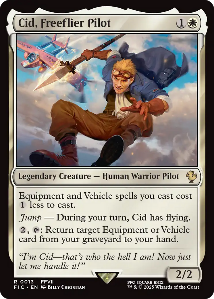 Cid, Freeflier Pilot [FINAL FANTASY Commander] | Jack's On Queen