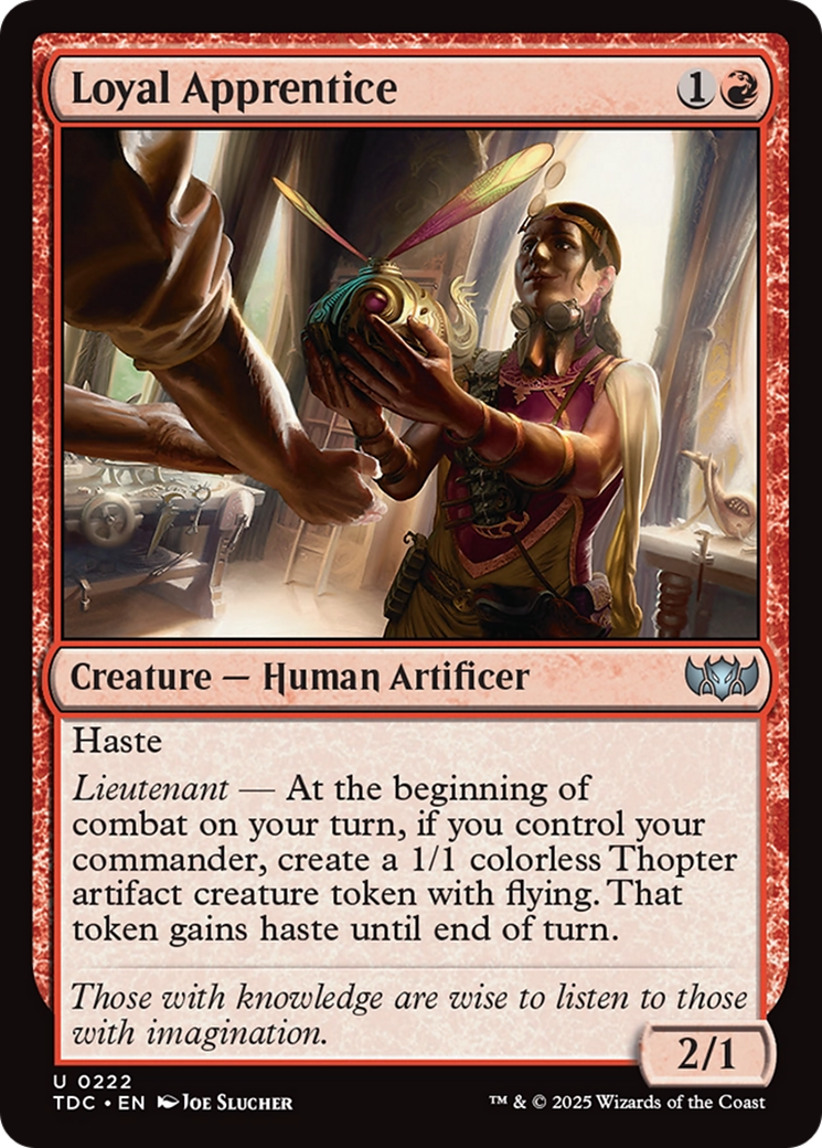 Loyal Apprentice [Tarkir: Dragonstorm Commander] | Jack's On Queen