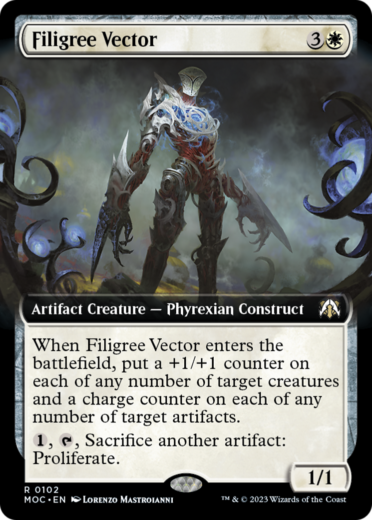 Filigree Vector (Extended Art) [March of the Machine Commander] | Jack's On Queen
