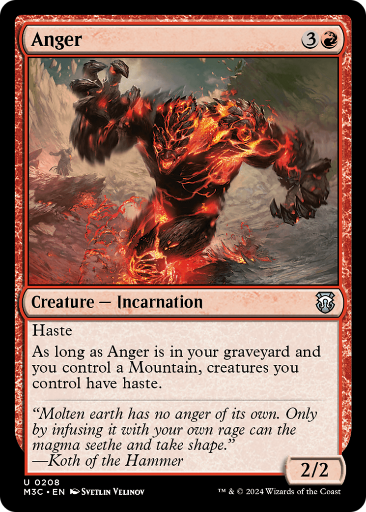 Anger [Modern Horizons 3 Commander] | Jack's On Queen