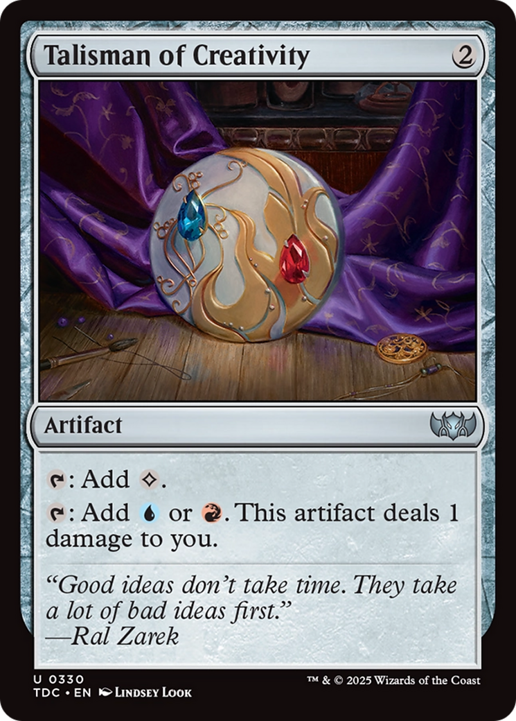 Talisman of Creativity [Tarkir: Dragonstorm Commander] | Jack's On Queen