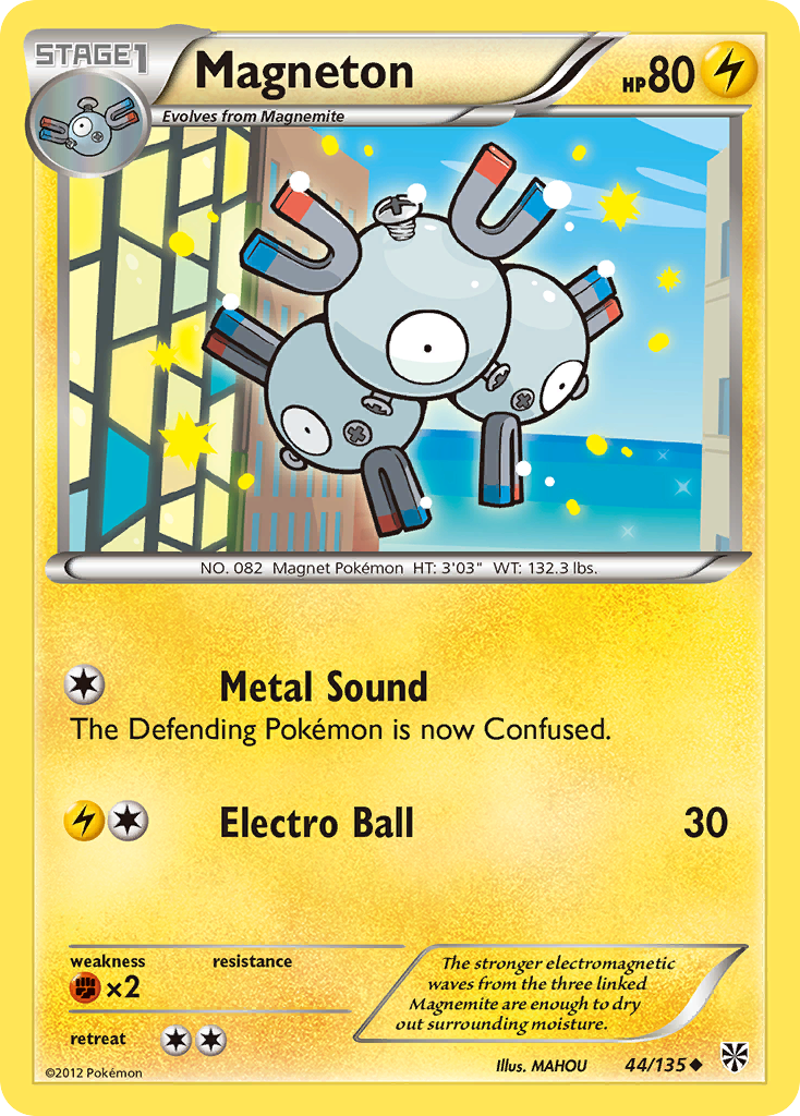 Magneton (44/135) [Black & White: Plasma Storm] | Jack's On Queen