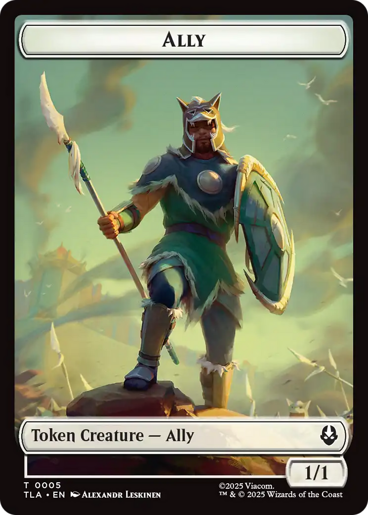 Ally (0005) // Clue (0018) Double-Sided Token [Avatar: The Last Airbender Tokens] | Jack's On Queen