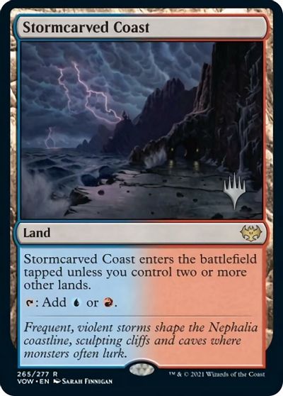 Stormcarved Coast (Promo Pack) [Innistrad: Crimson Vow Promos] | Jack's On Queen