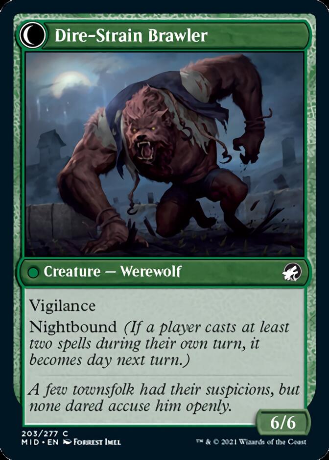 Tireless Hauler // Dire-Strain Brawler [Innistrad: Midnight Hunt] | Jack's On Queen