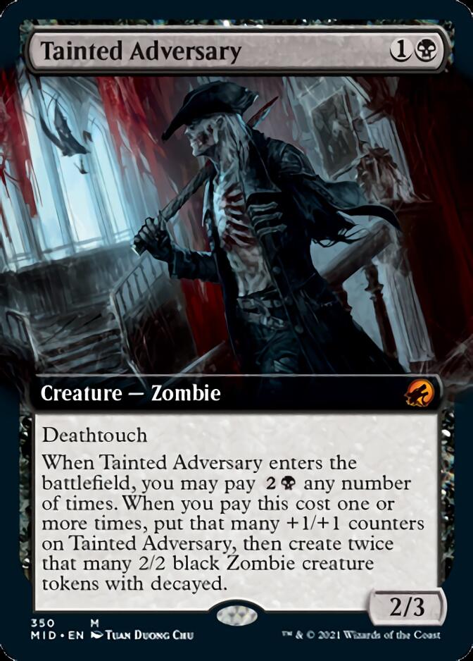 Tainted Adversary (Extended Art) [Innistrad: Midnight Hunt] | Jack's On Queen
