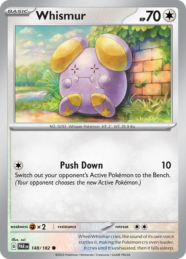 Whismur (148/182) [Scarlet & Violet: Paradox Rift] | Jack's On Queen