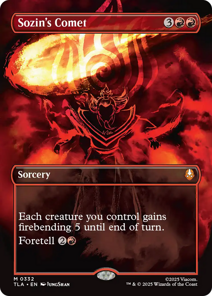 Sozin's Comet (0332) (Borderless) [Avatar: The Last Airbender] | Jack's On Queen