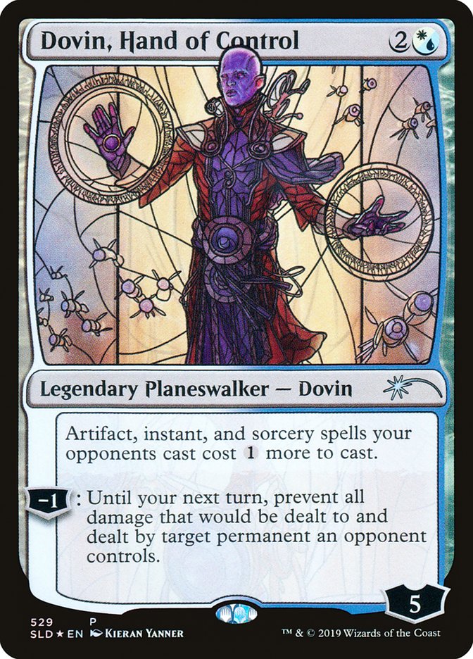 Dovin, Hand of Control (Stained Glass) [Secret Lair Drop Promos] | Jack's On Queen