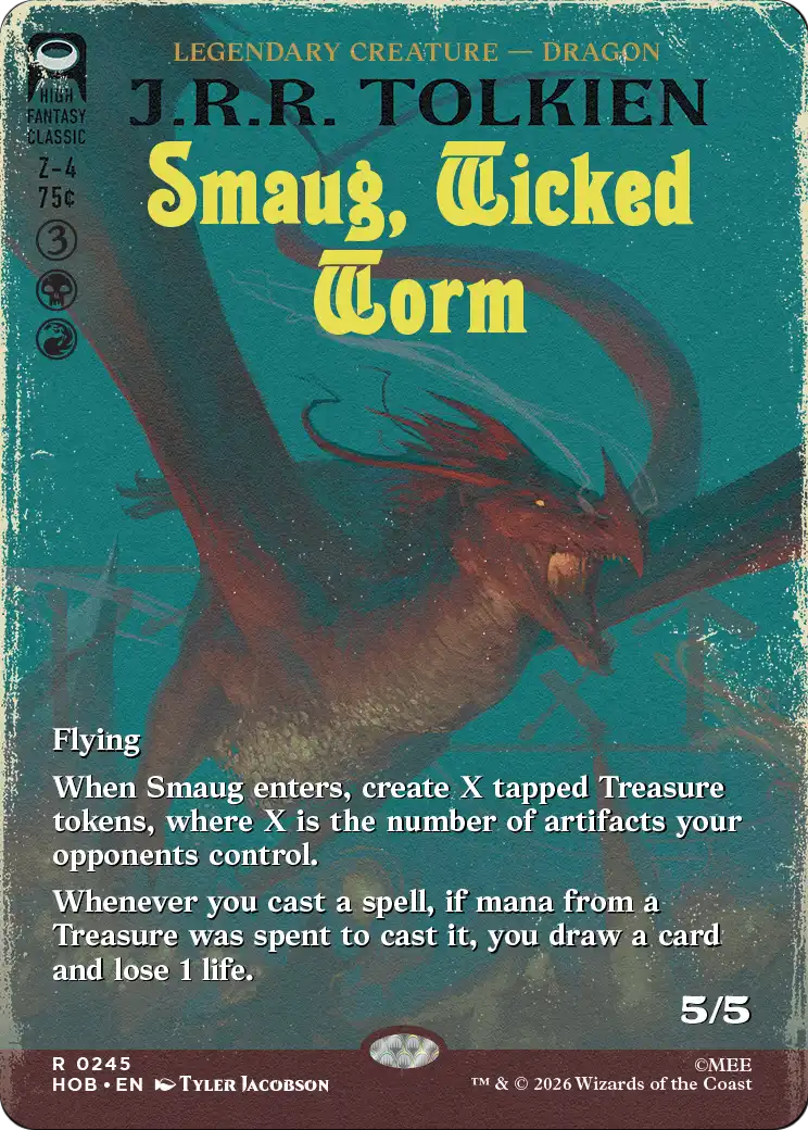 Smaug, Wicked Worm (Borderless) [The Hobbit] | Jack's On Queen