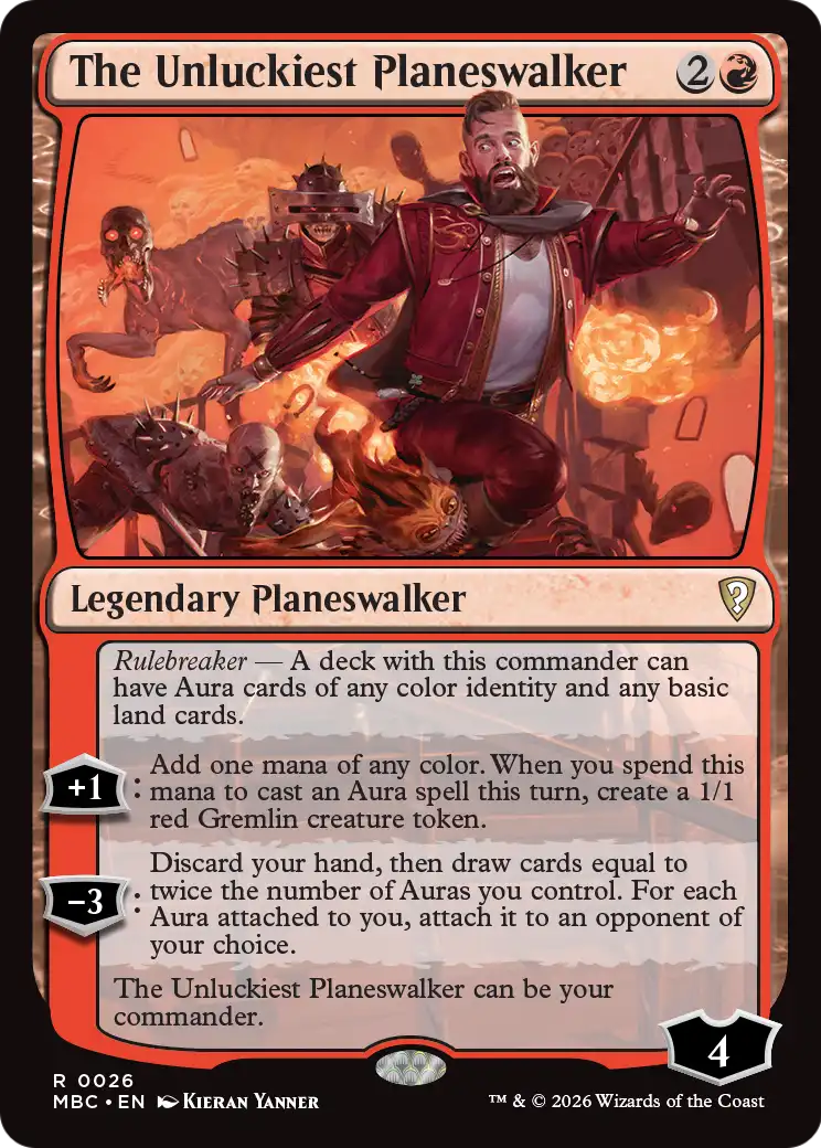 The Unluckiest Planeswalker [Mystery Booster: Commander Edition] | Jack's On Queen