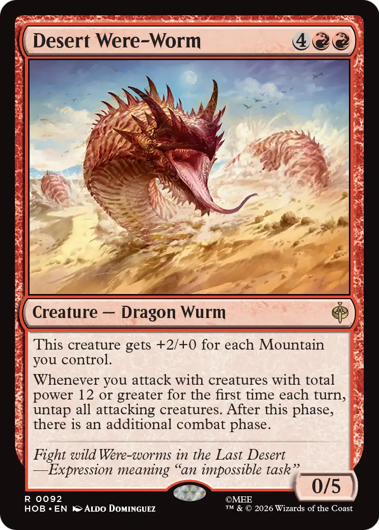 Desert Were-Worm [The Hobbit] | Jack's On Queen