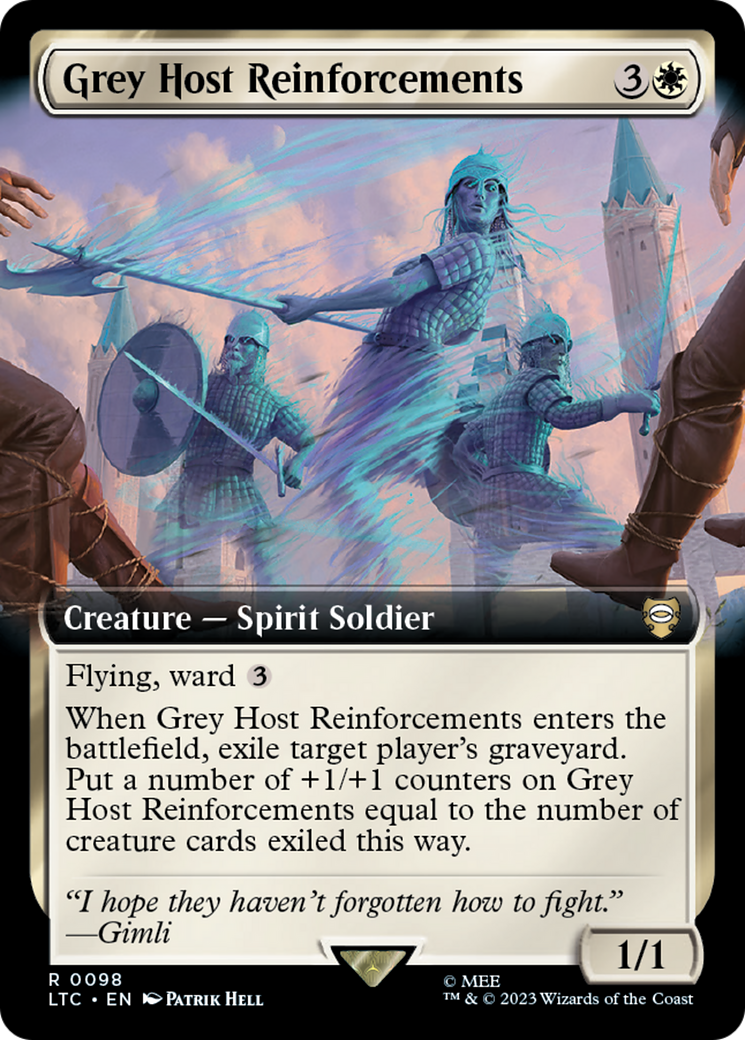 Grey Host Reinforcements (Extended Art) [The Lord of the Rings: Tales of Middle-Earth Commander] | Jack's On Queen