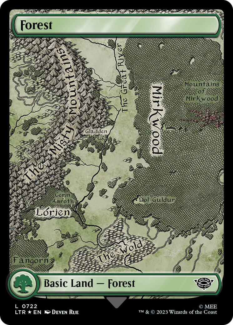 Forest (0722) (Surge Foil) [The Lord of the Rings: Tales of Middle-Earth] | Jack's On Queen