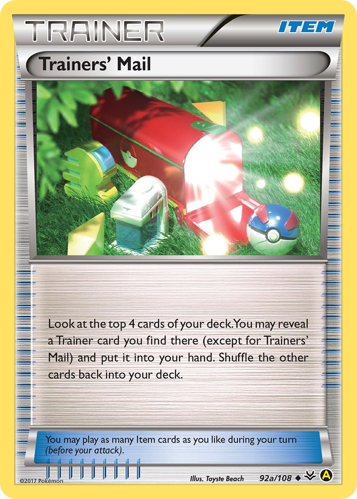 Trainers' Mail (92a/108) [Alternate Art Promos] | Jack's On Queen