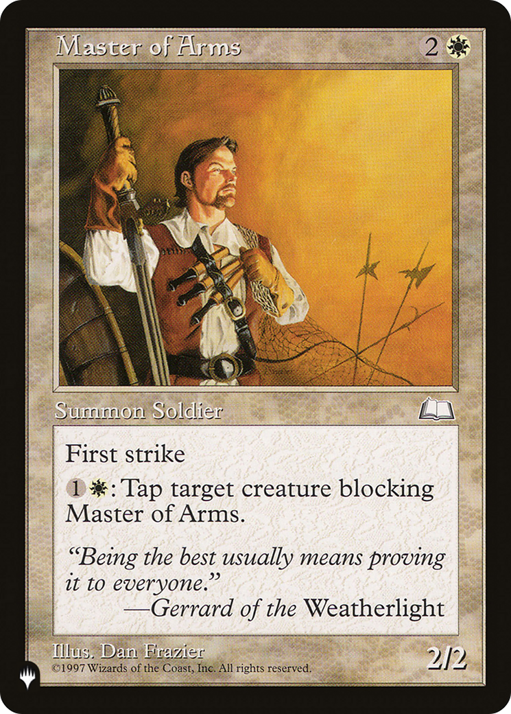 Master of Arms [The List Reprints] | Jack's On Queen