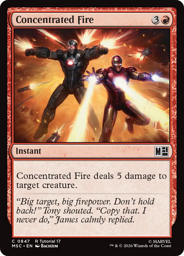 Concentrated Fire [Marvel Super Heroes Commander] | Jack's On Queen