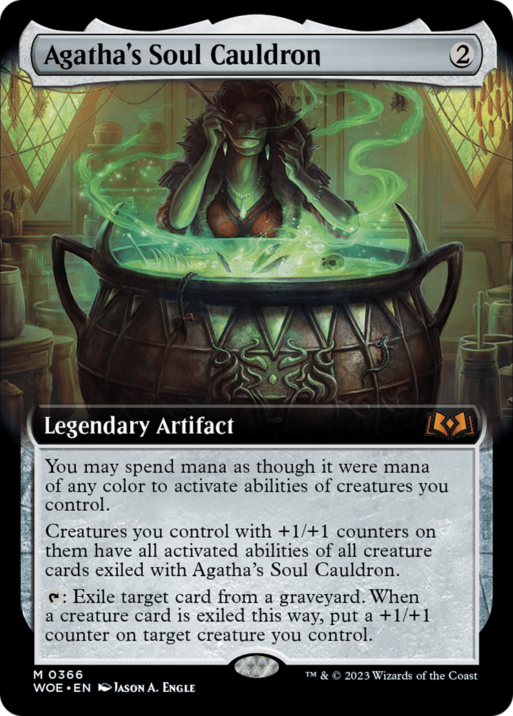 Agatha's Soul Cauldron (Extended Art) [Wilds of Eldraine] | Jack's On Queen