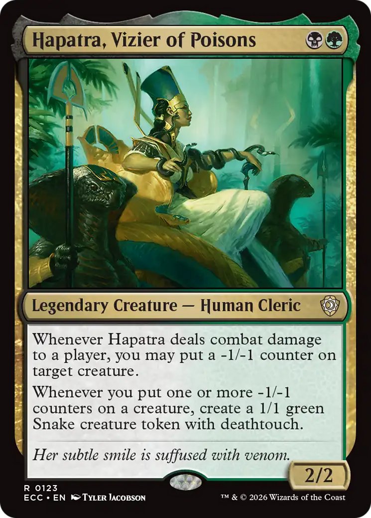 Hapatra, Vizier of Poisons [Lorwyn Eclipsed Commander] | Jack's On Queen