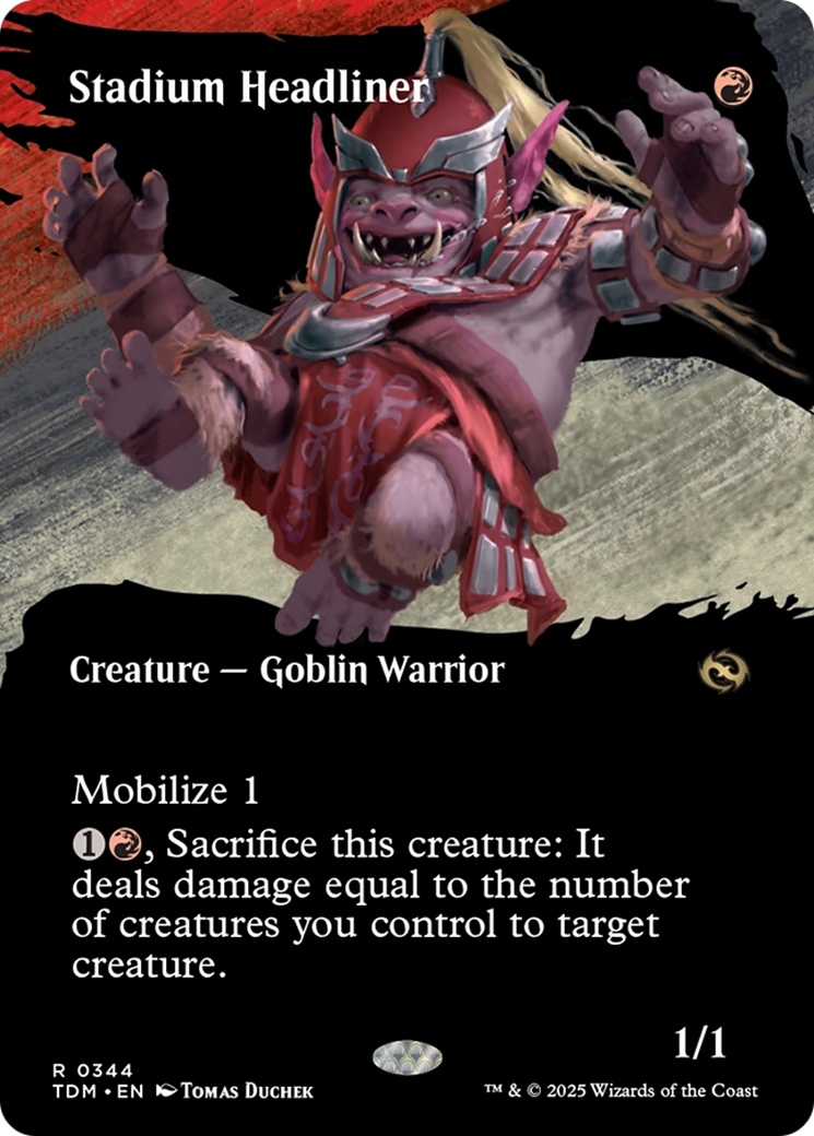 Stadium Headliner (Borderless) [Tarkir: Dragonstorm] | Jack's On Queen