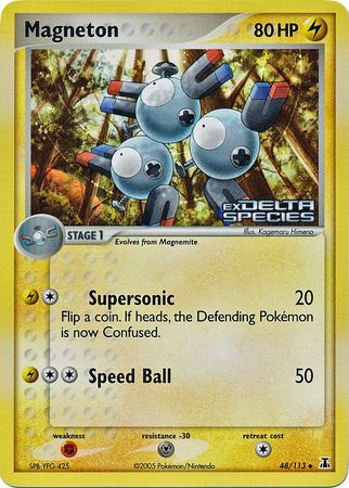 Magneton (48/113) (Stamped) [EX: Delta Species] | Jack's On Queen