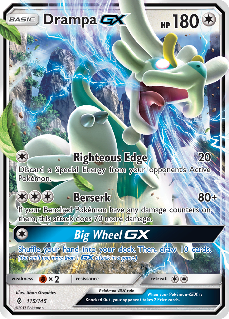 Drampa GX (115/145) [Sun & Moon: Guardians Rising] | Jack's On Queen