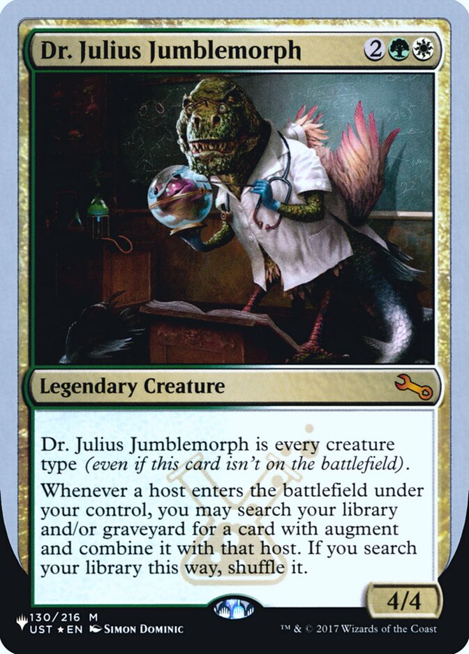 Dr. Julius Jumblemorph (Unfinity Foil Edition) [The List] | Jack's On Queen