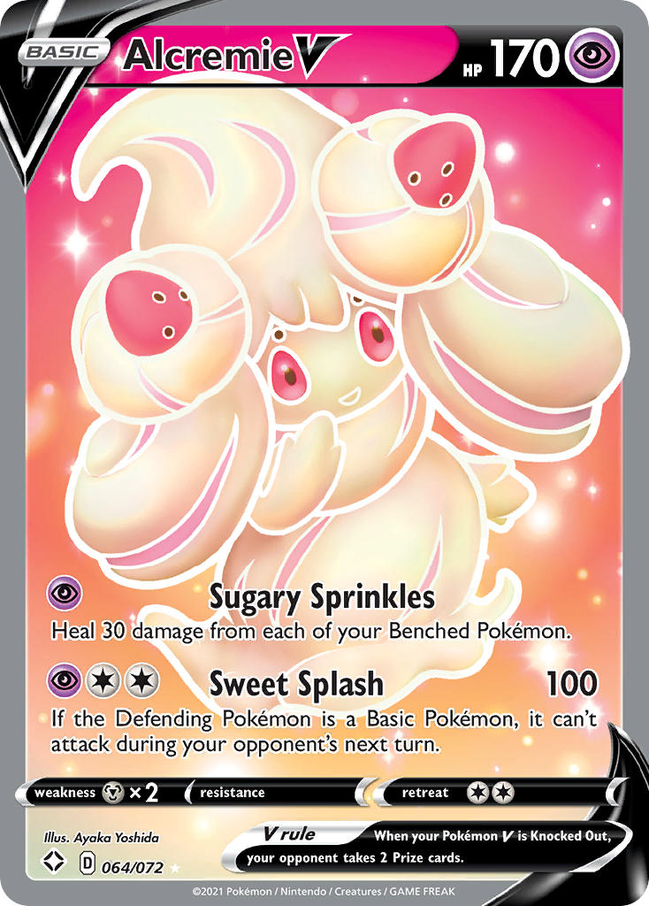 Alcremie V (064/072) [Sword & Shield: Shining Fates] | Jack's On Queen